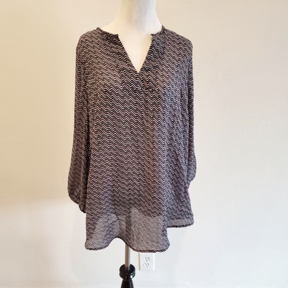 Multicolor Blouson Tunic